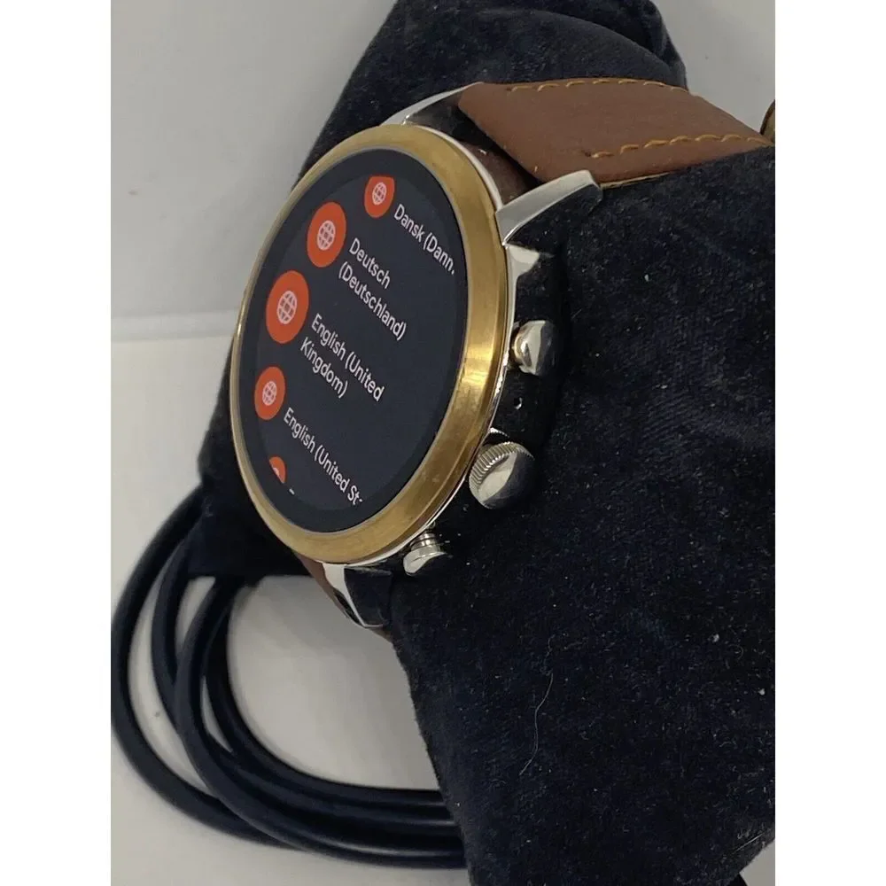 Fossil Gen 4 Authentic Digital Dial Smart Watch Custom Band FTW6016 AB425